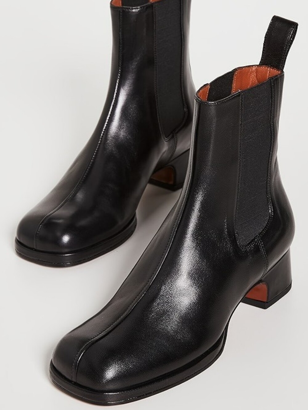 Manu Atelier Black Leather Chelsea Boots